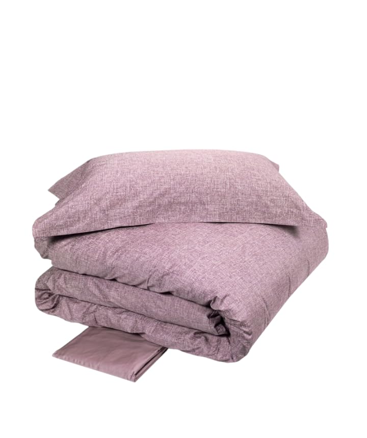 fazzini-baco-completo-copripiumino-2-piazze-rosa-300tc image 4