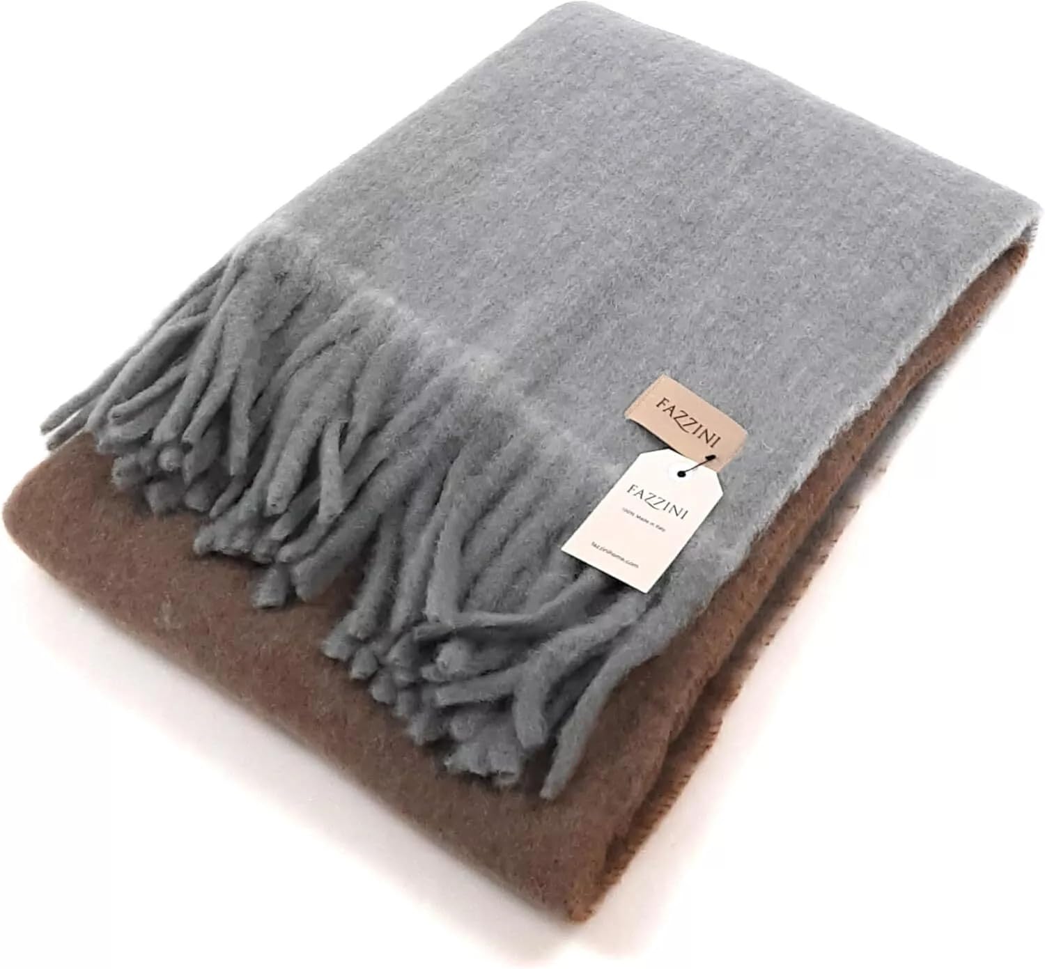 fazzini-nuvola-plaid-misto-lana-130x170-grigio image 1