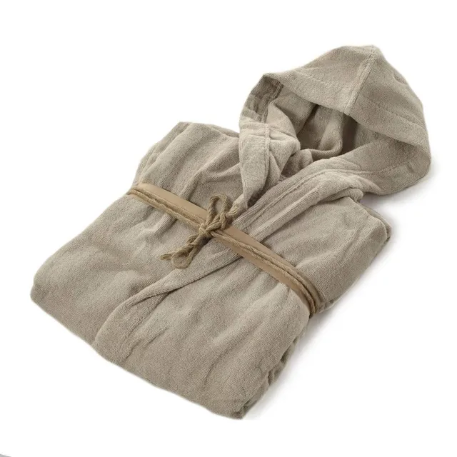 fazzini-coccola-accappatoio-con-cappuccio-taglia-xxl-corda-in-microcotone image 1