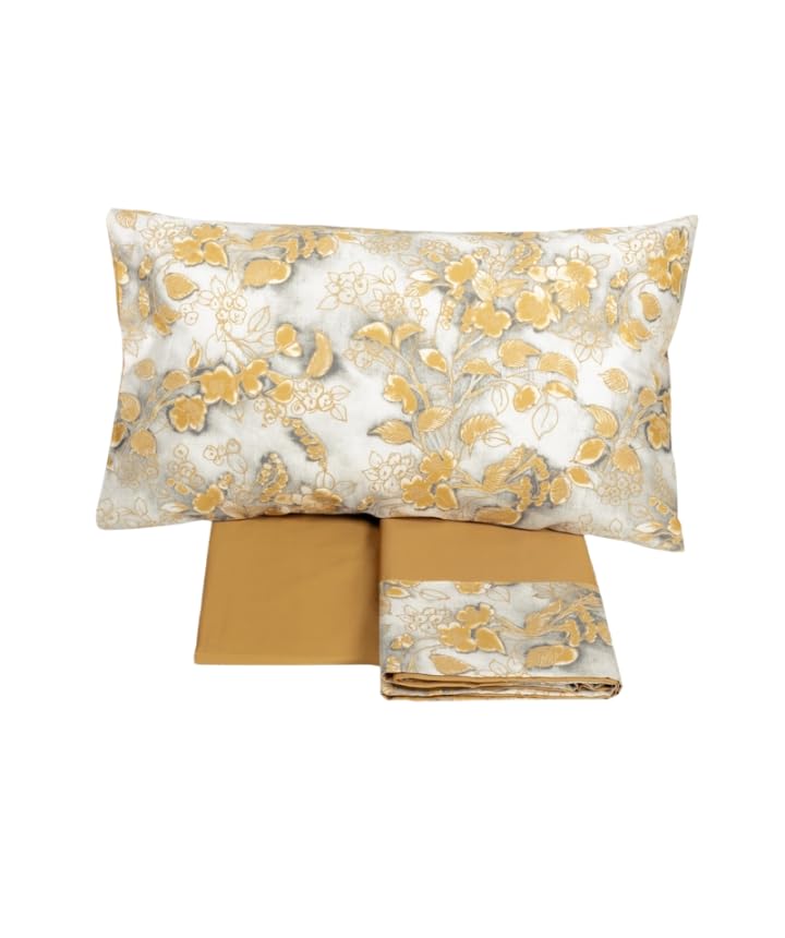 fazzini-chinoiserie-completo-lenzuola-2-piazze-oro image 5