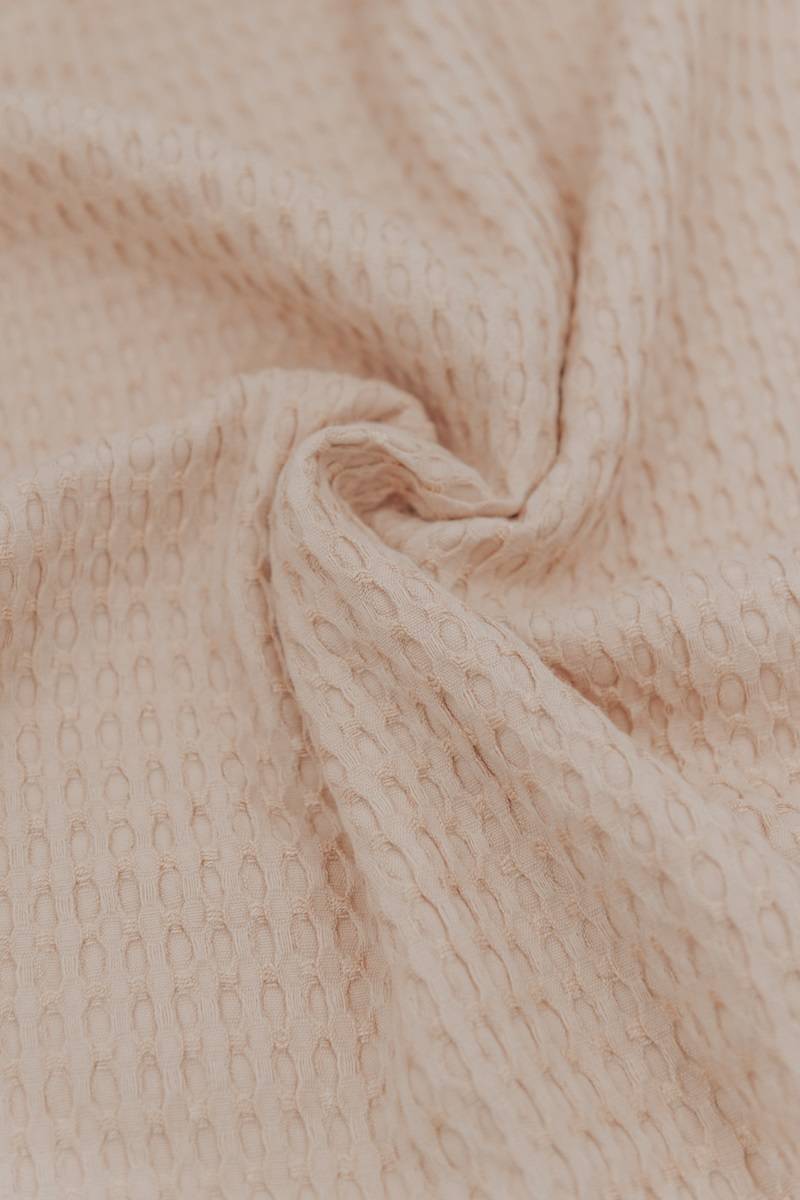 bamboom-coperta-culla-100x75-goffrato-lato-peluche-neutral-pink-134 image 3