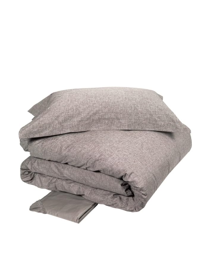 fazzini-baco-completo-copripiumino-2-piazze-sasso-raso-300tc image 1
