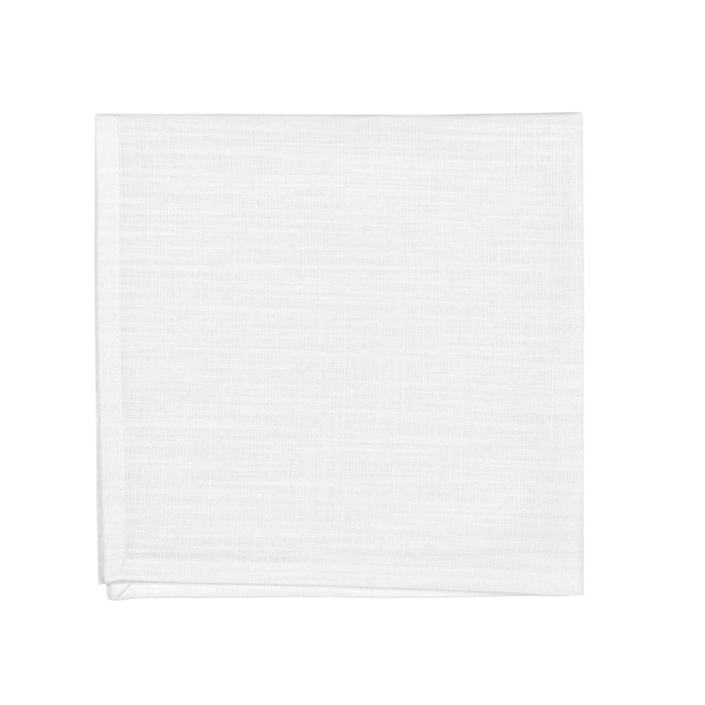 fazzini-sempre-set-4-tovaglioli-45x45-cm-bianco-in-cotone image 1