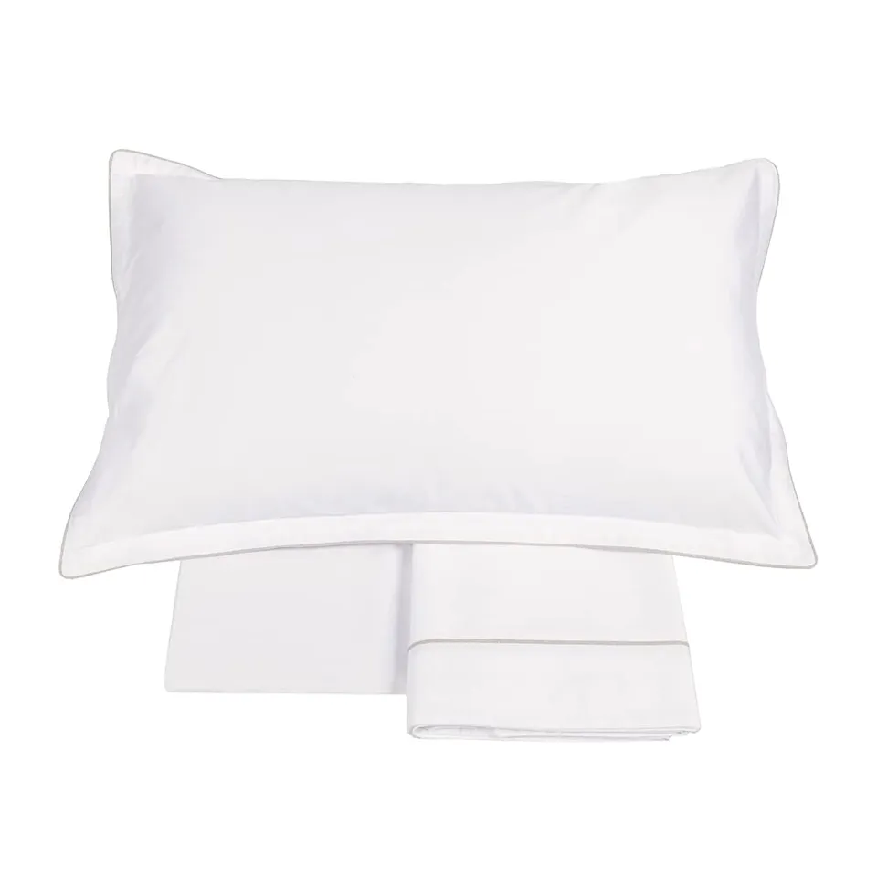 fazzini-deal-completo-lenzuola-2-piazze-bianco-lino-in-raso-300tc image 1