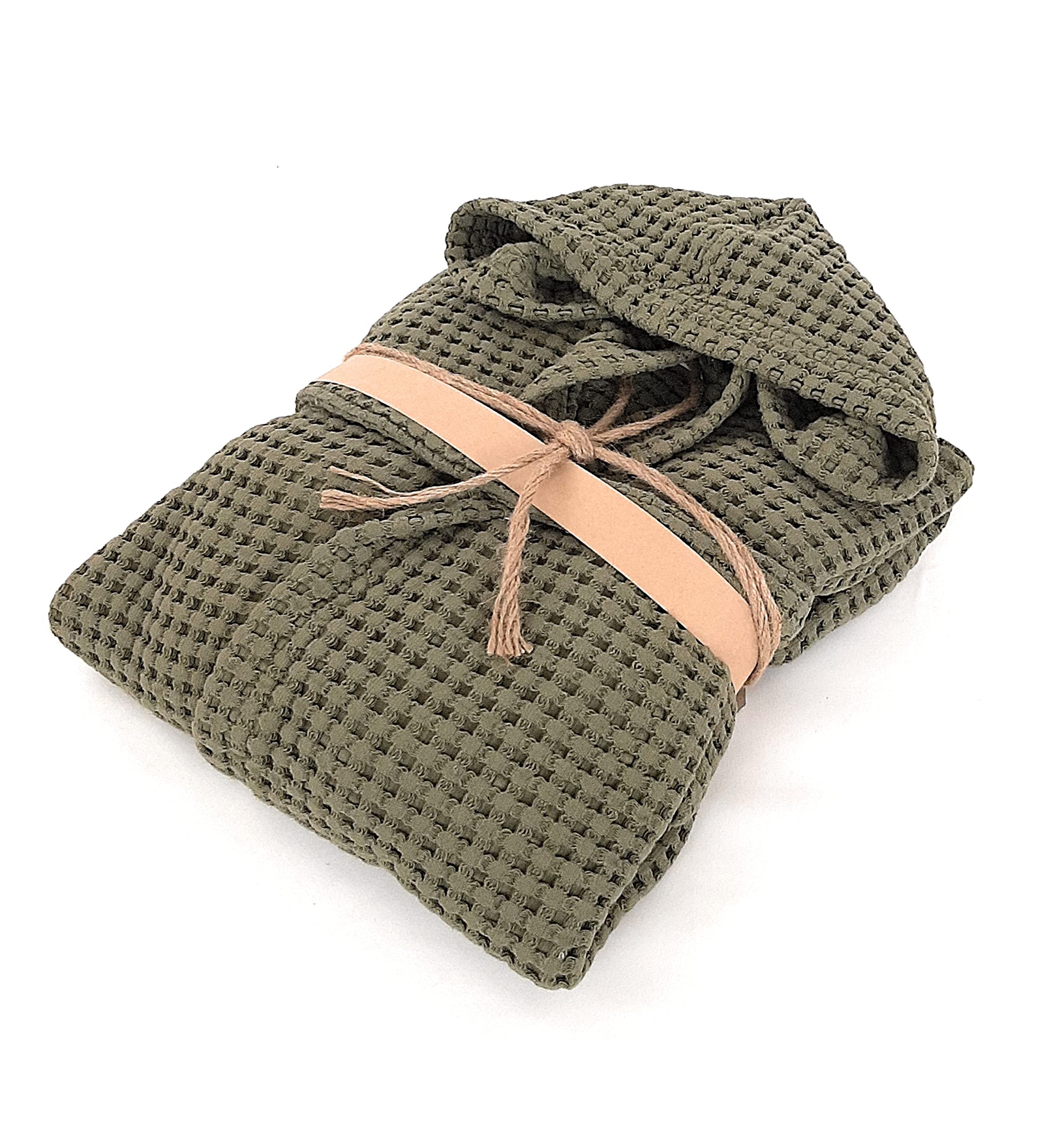 fazzini-nettare-accappatoio-cotone-con-cappuccio-cactus-114-unisex image 1