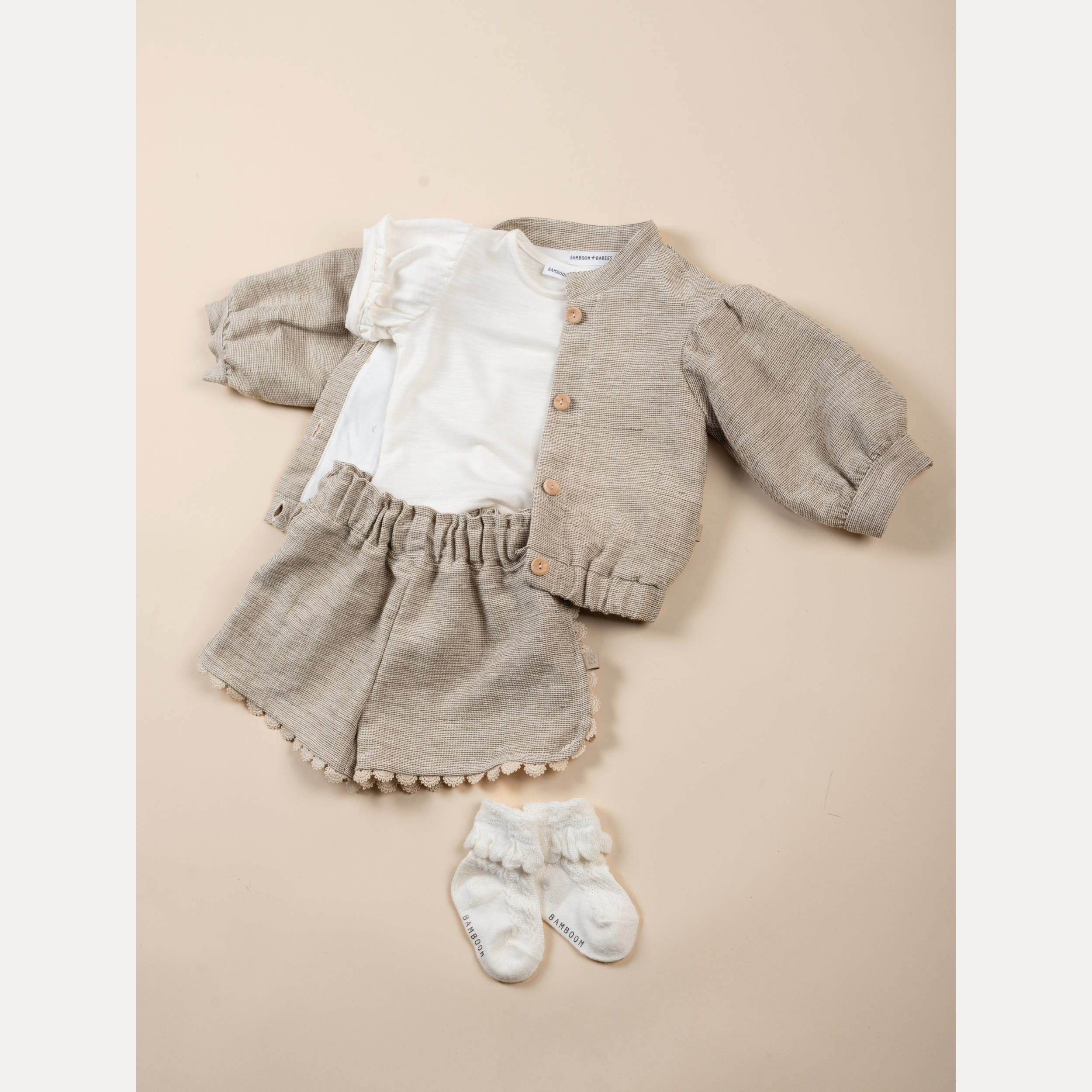 bamboom-short-bimba-con-bordino-mustard-270 image 4