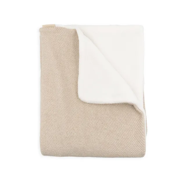 bamboom-copertina-lettino-brushed-spugna-peluche-melange-sand-181 image 1