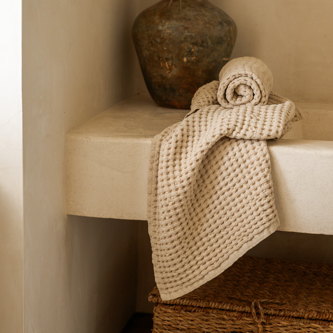 dalfilo-set-asciugamani-nido-d-ape-stonewashed-viso-50x90-mani-35x50 image 5