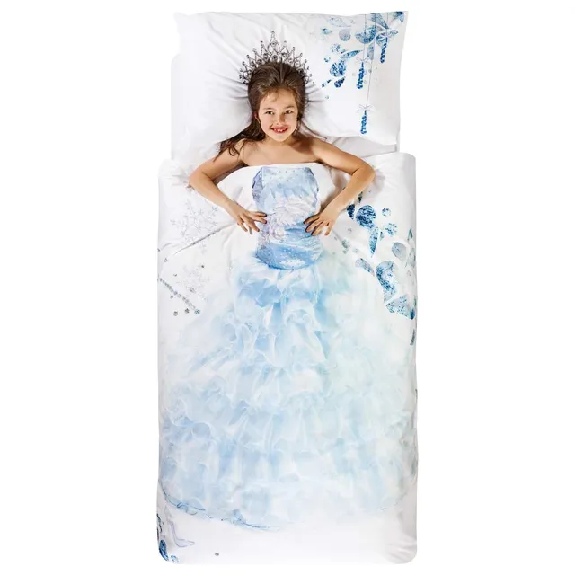 fazzini-maxi-princess-parure-copripiumino-singolo-155x240-cm-bianco image 1