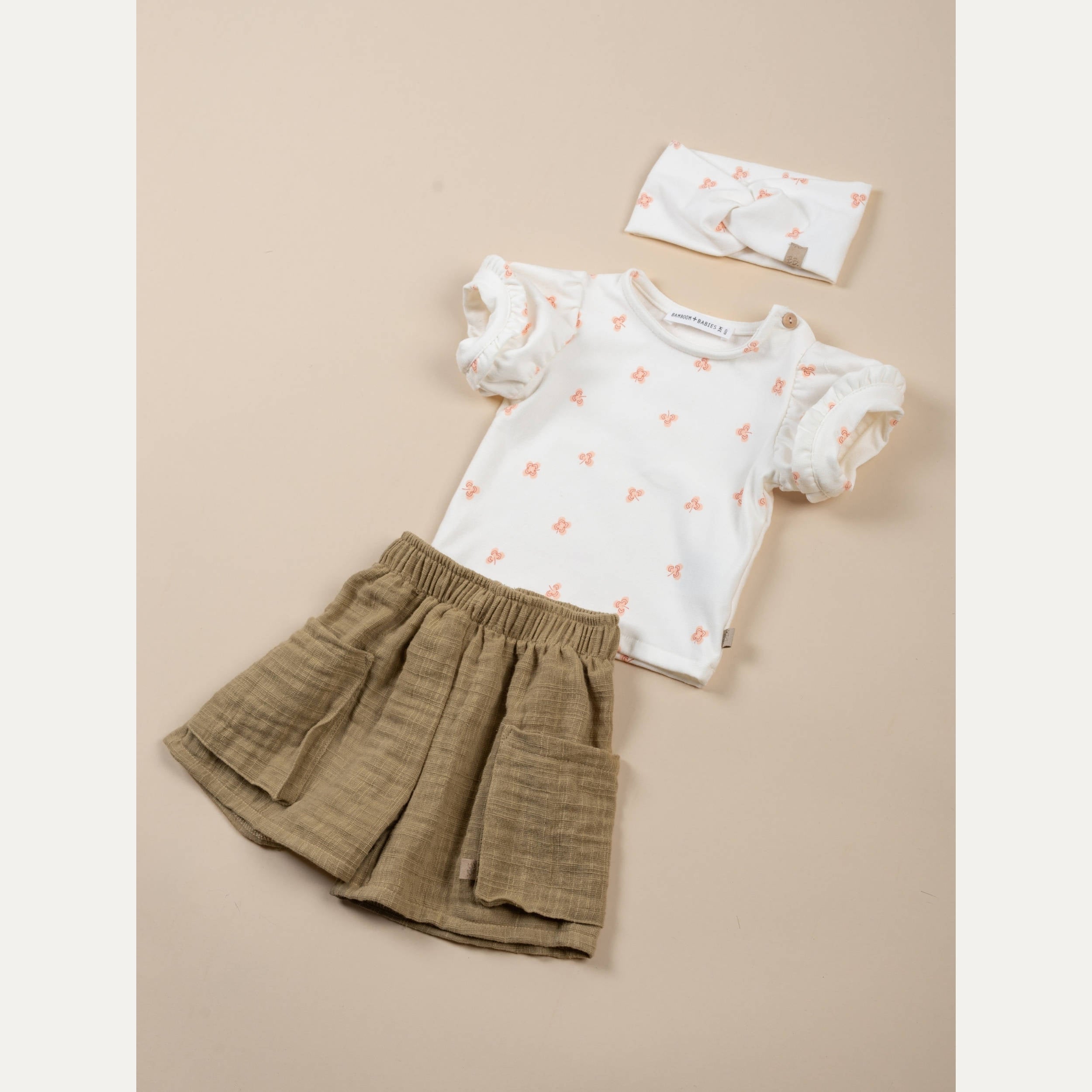 bamboom-short-bimba-con-tasche-mustard-270 image 2
