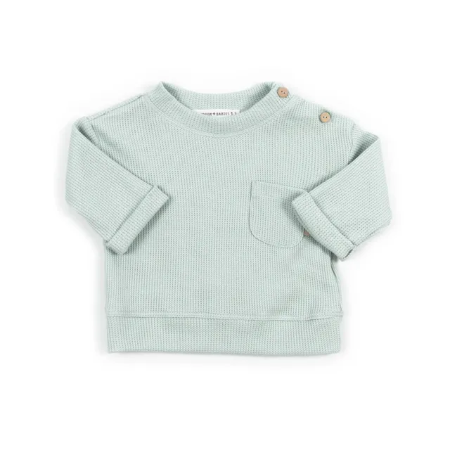 bamboom-maglia-bimbo-ocean-blu-200-in-jersey-waffle image 1