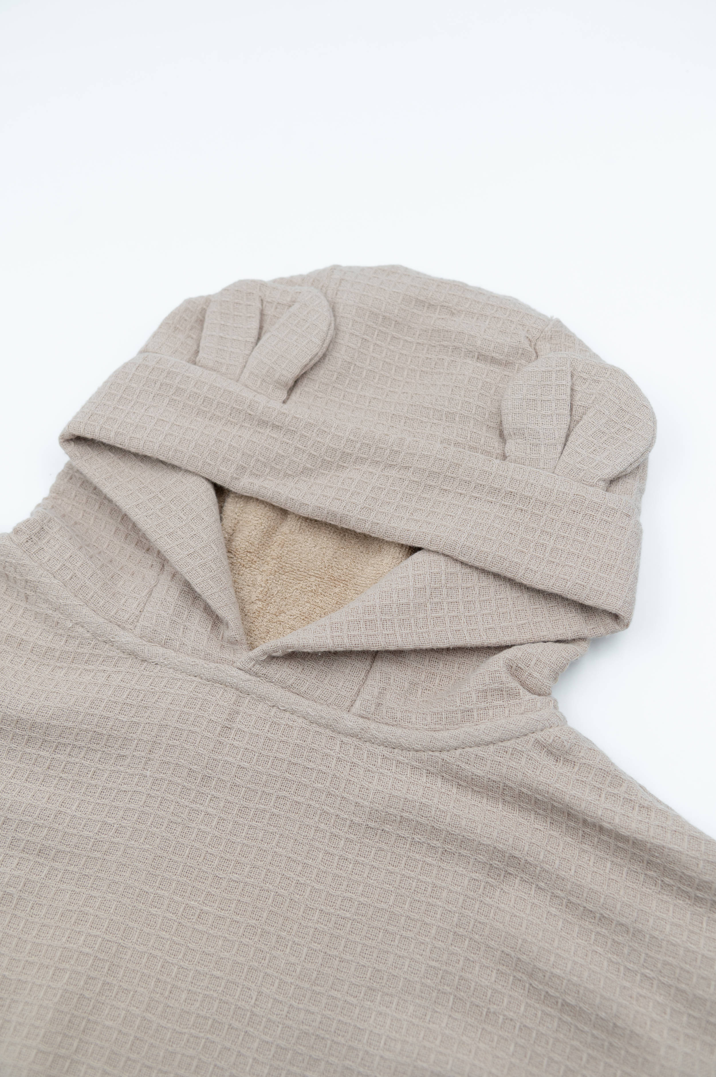 bamboom-poncho-waffle-mocha-sand-347-poncho-bagnetto-0-2y-2-4y image 2