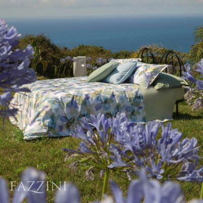 fazzini-trasparenze-completo-lenzuola-matrimoniale-in-raso-di-cotone-blu-4-pezzi image 5