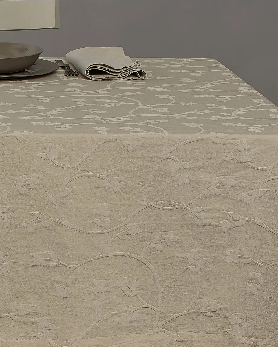 society-limonta-floris-tovaglia-in-cotone-e-abaca-floreale image 1