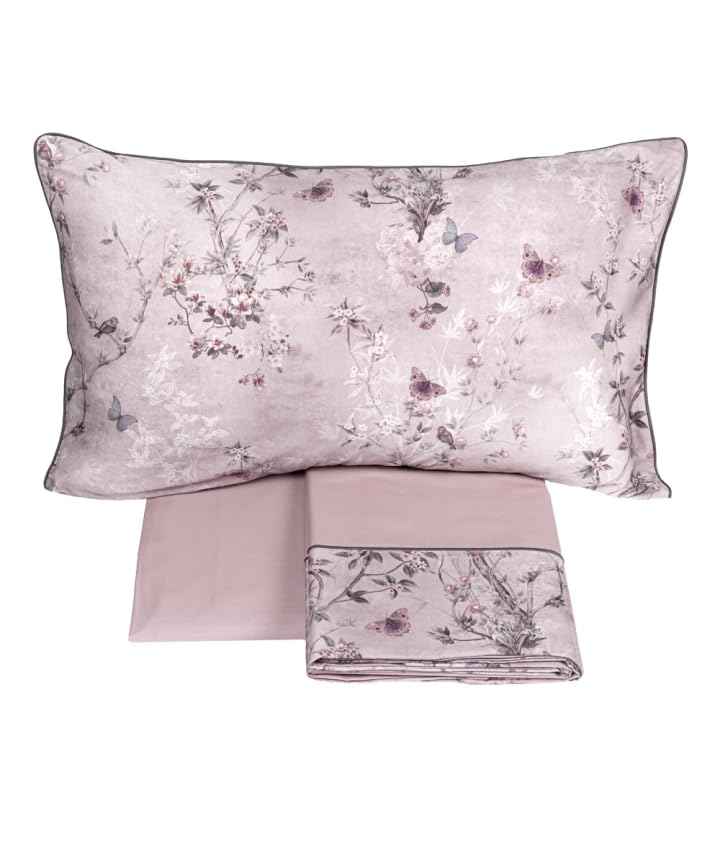 fazzini-pigmenti-completo-lenzuola-2-piazze-rosa-raso-300tc image 1