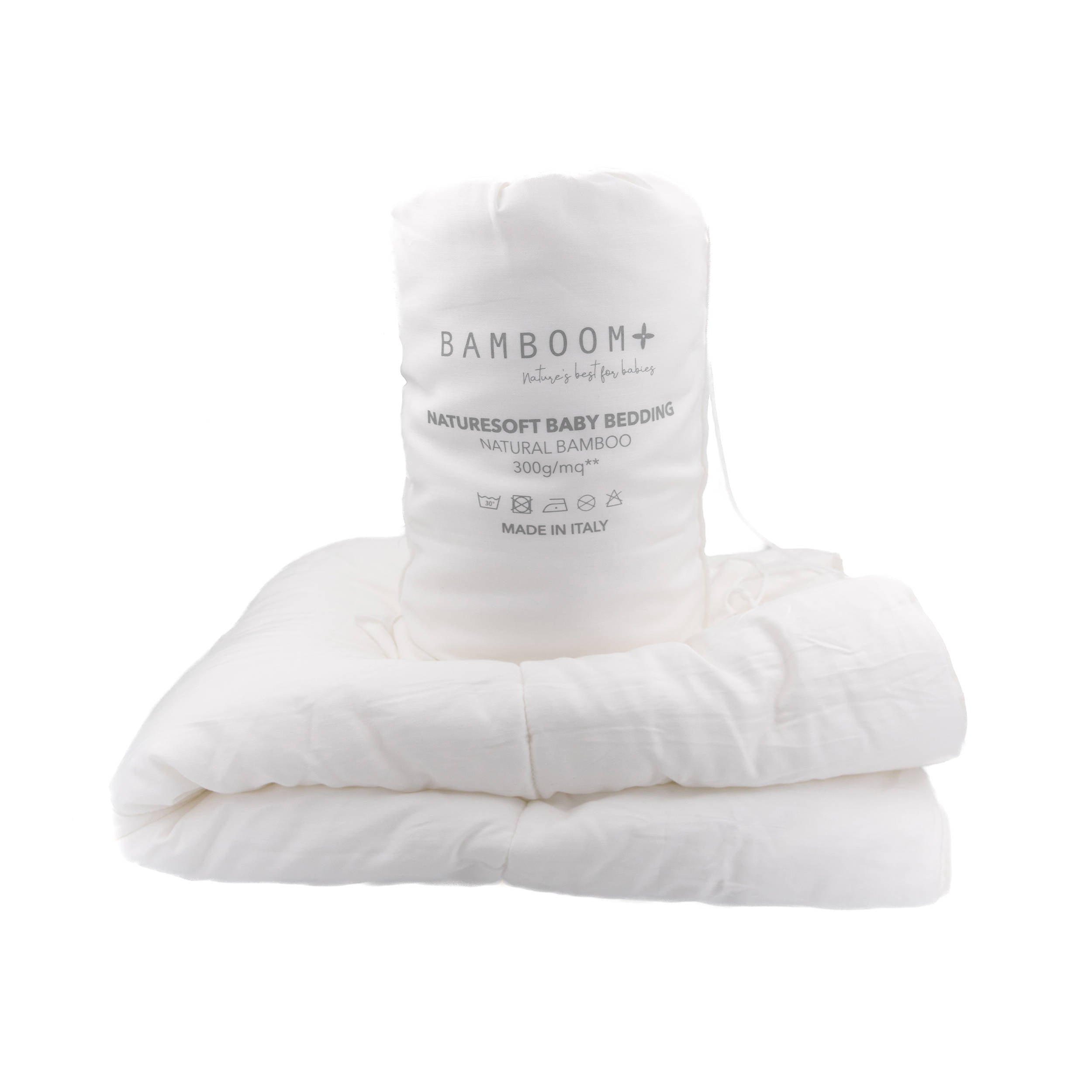 bamboom-piumino-lettino-100x140cm-nature-soft-bamboo-bianco-01 image 1