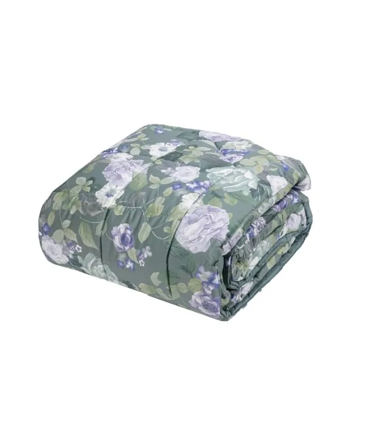 fazzini-ninfa-trapunta-2-piazze-verde-petrolio image 1