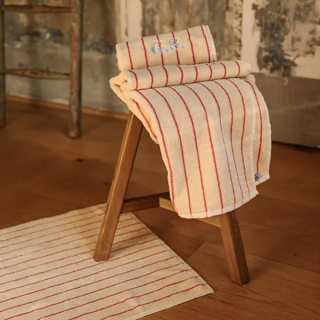dalfilo-tappetino-da-bagno-in-puro-cotone-500-g-m2-pattern-a-righe image 1