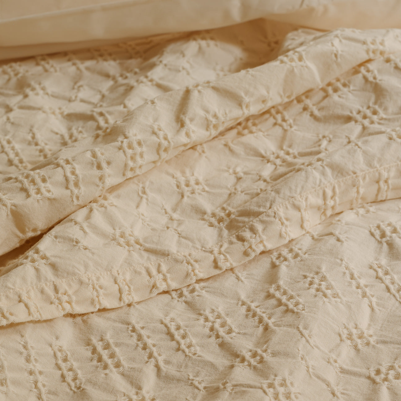 dalfilo-copriletto-in-cotone-nido-d-ape-280x280-cm-2-piazze image 4