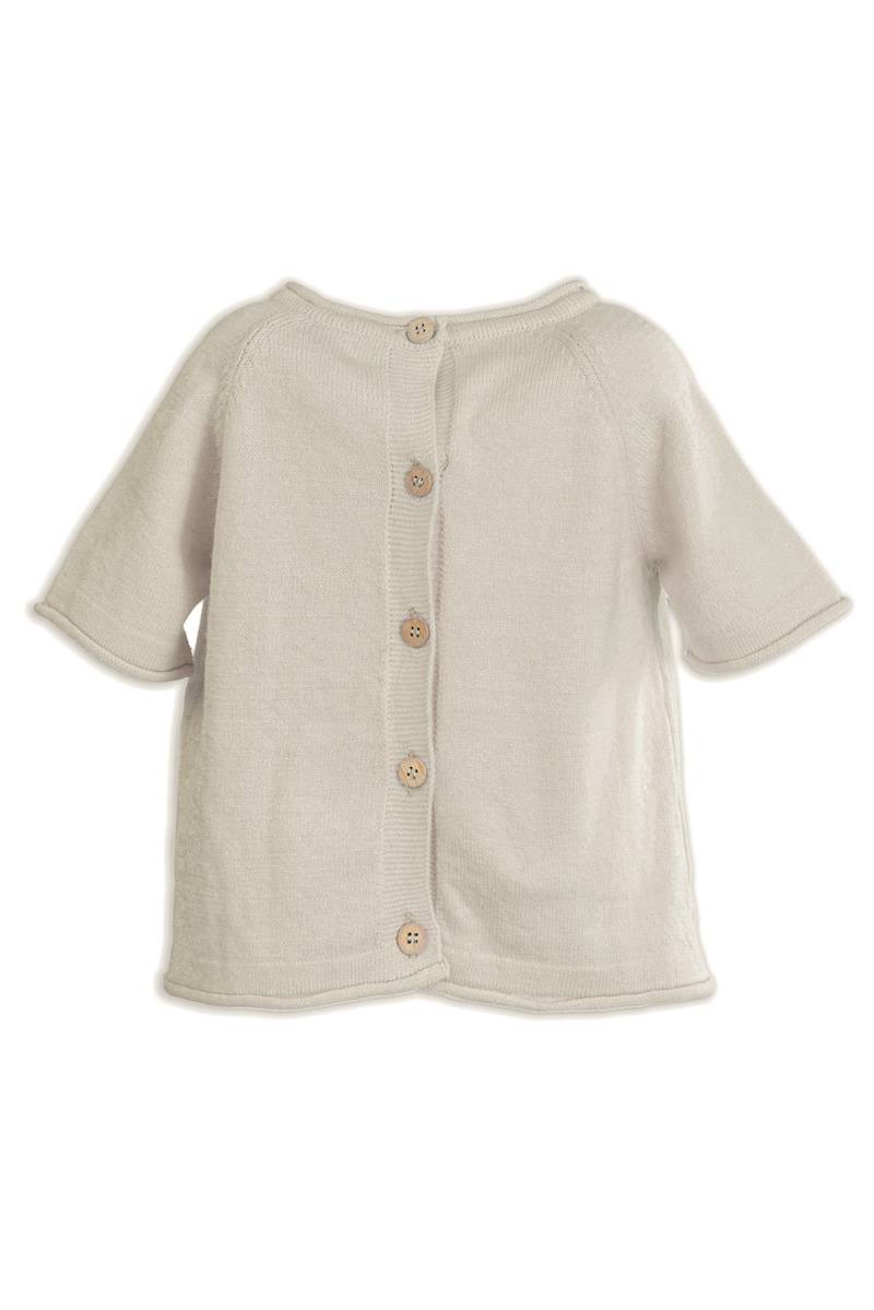 bamboom-maglia-maniche-corte-con-tasca-bimbo-sand-10 image 2