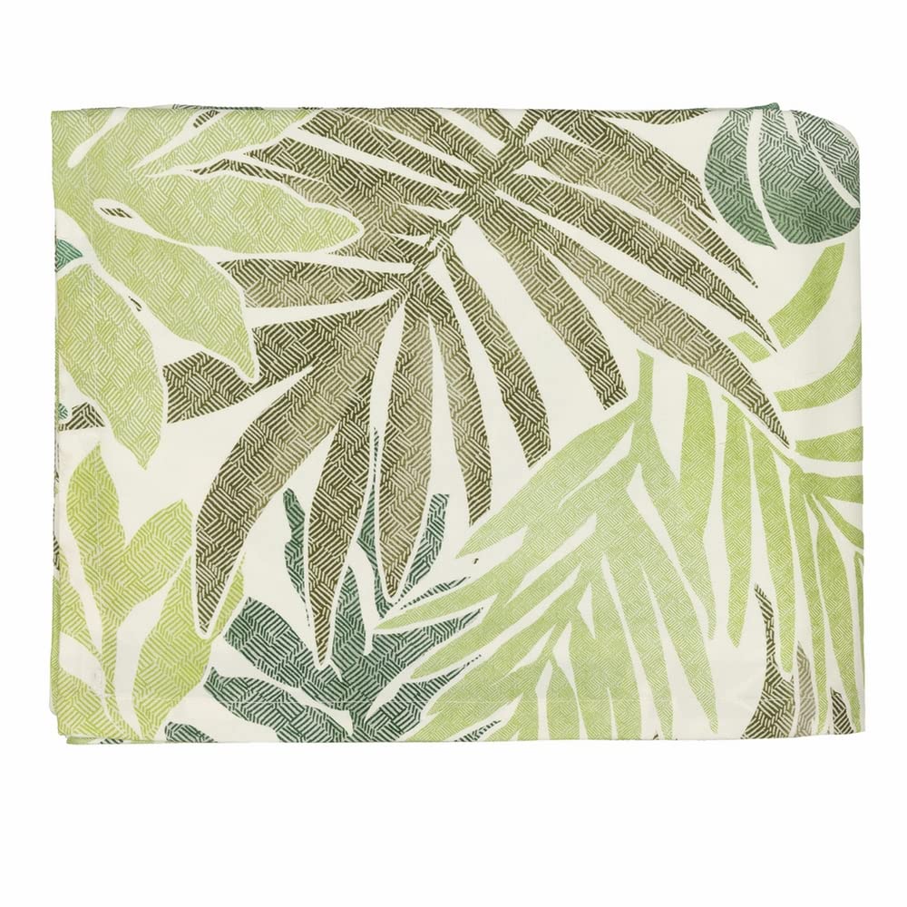 fazzini-textures-tovaglia-180x180-cm-verde-puro-cotone image 1