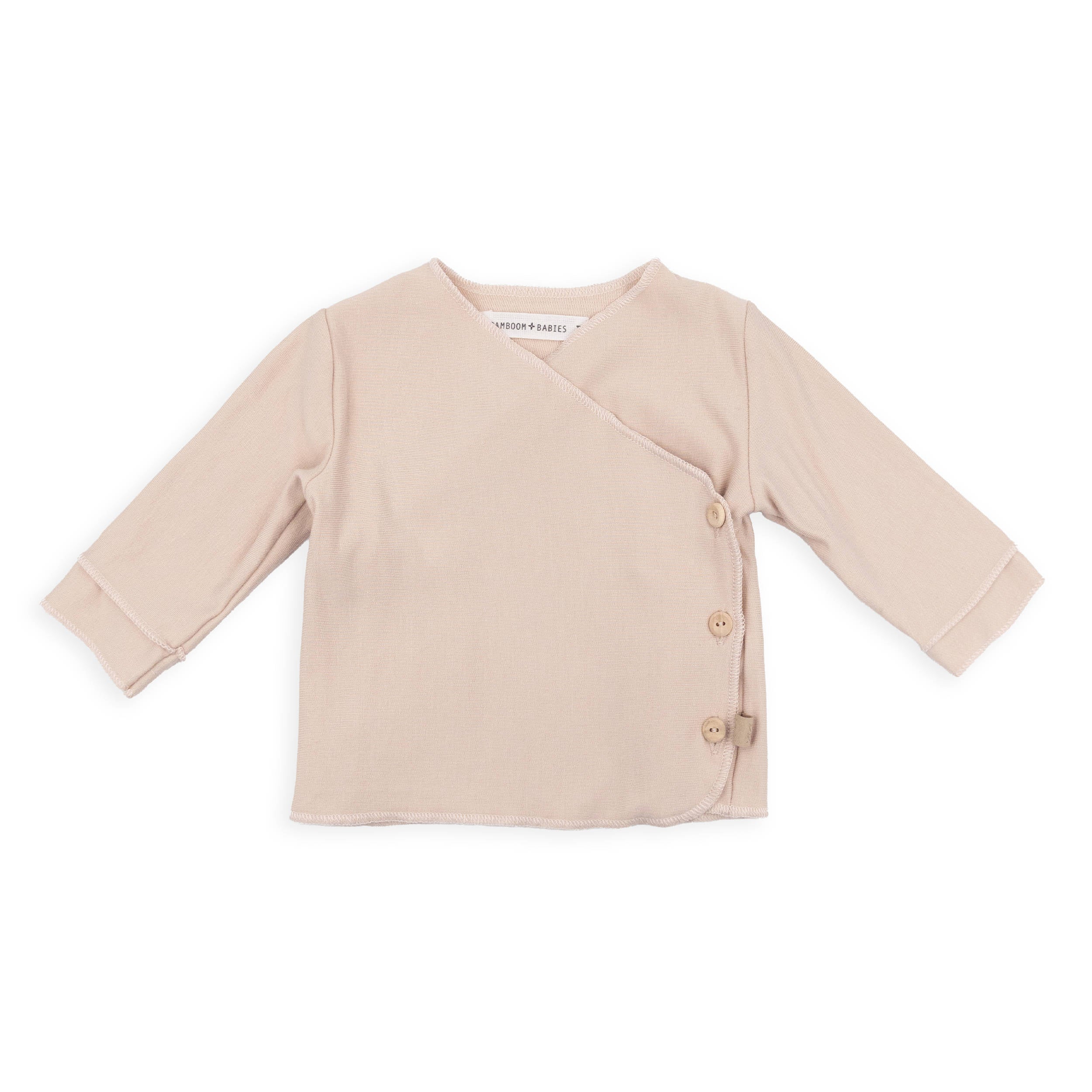bamboom-pure-maglia-incrociata-neonato-vintage-pink-341 image 1