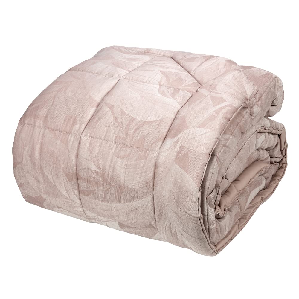 fazzini-foliage-trapunta-2-piazze-rosa-boho-270x270-cm image 1