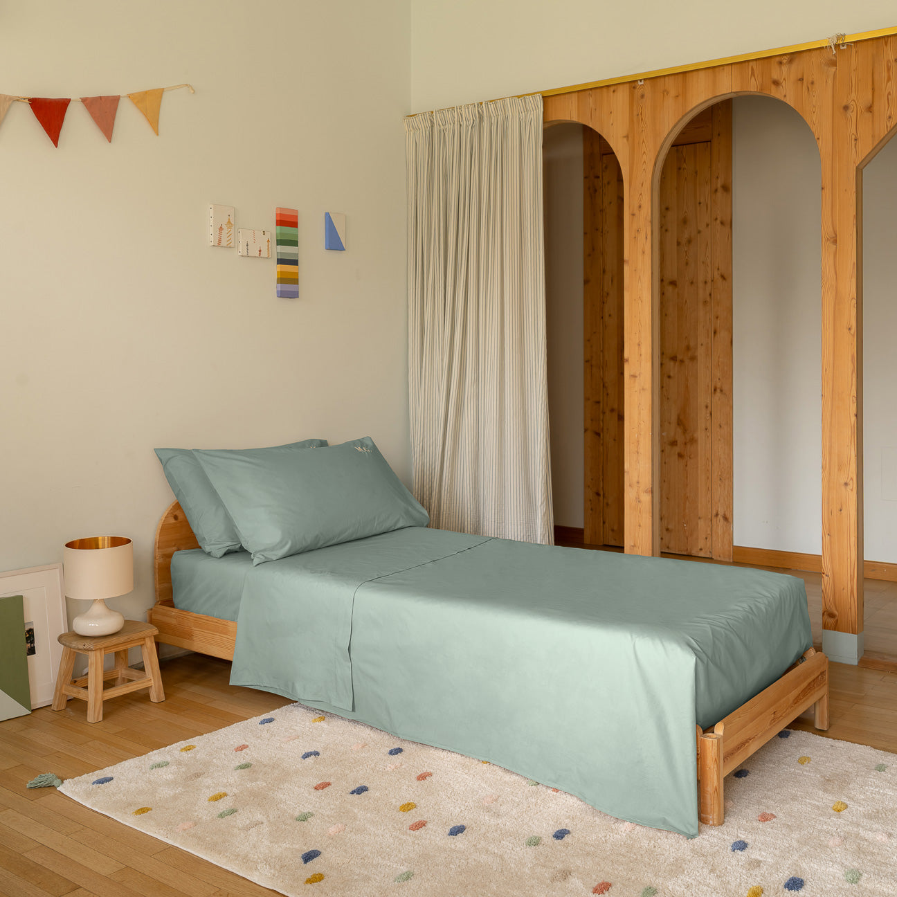 dalfilo-completo-lenzuola-bimbi-in-cotone-percalle-con-2-federe image 1