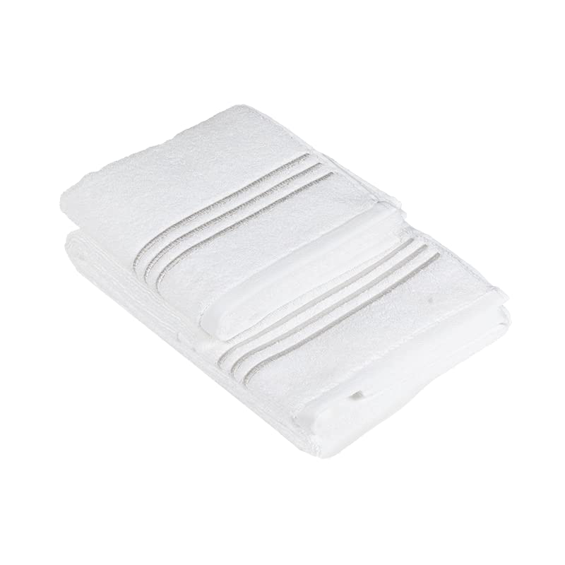 fazzini-isola-set-spugne-ospite-40x60-60x110-bianco-torrone image 1