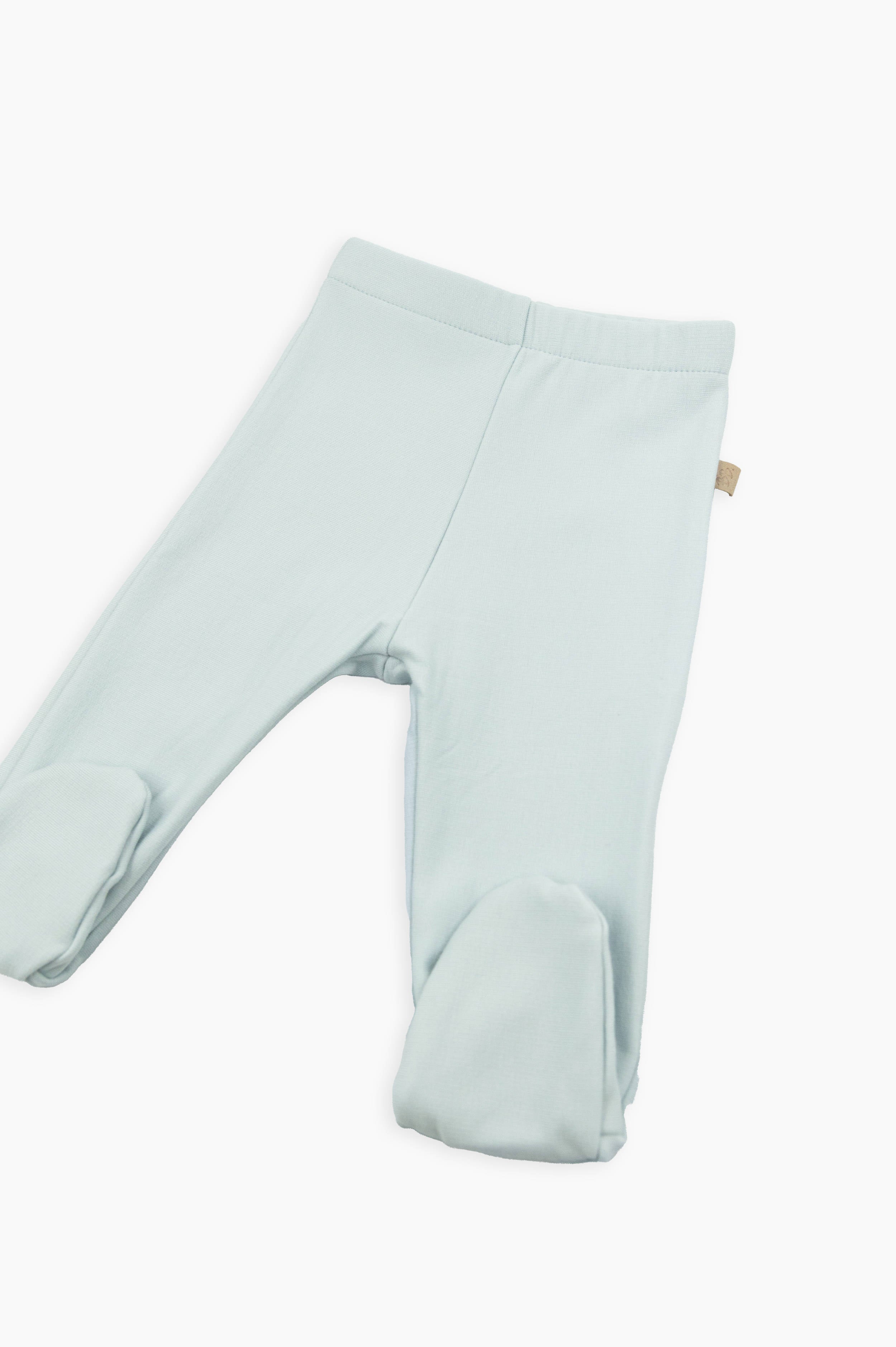 bamboom-pure-pantaloncino-neonato-con-piedi-sky-grey-352 image 2
