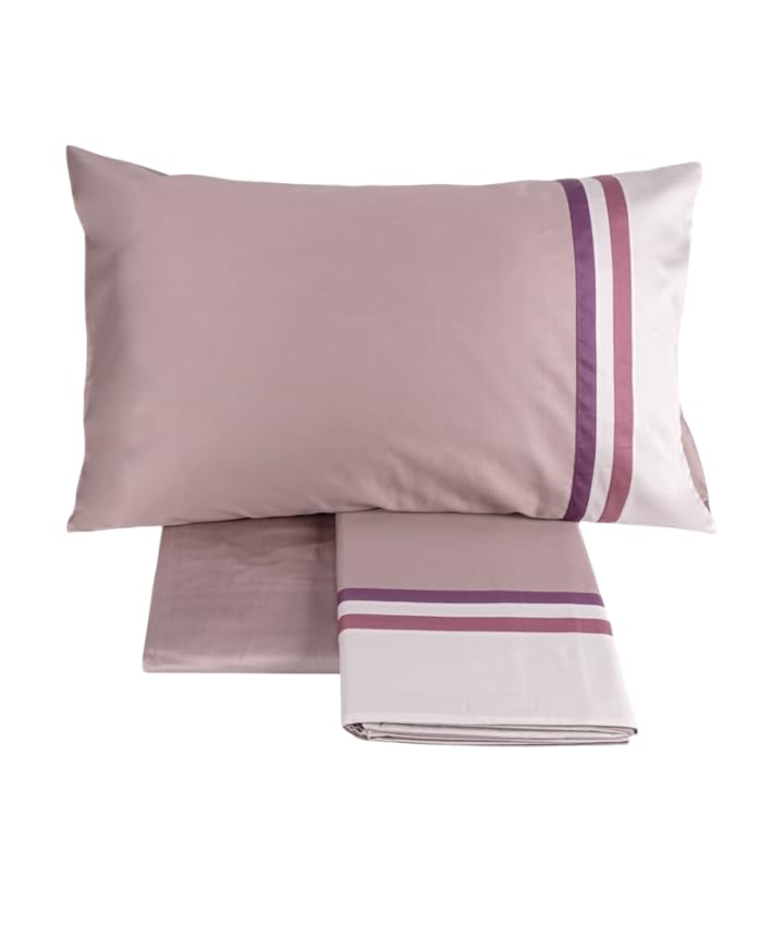 fazzini-kubric-60-completo-lenzuola-2-piazze-rosa-purple image 5
