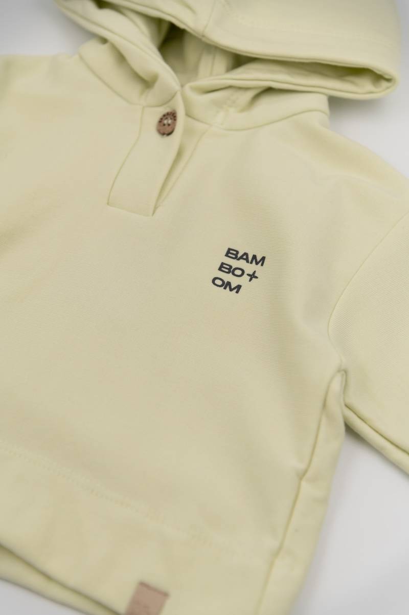 bamboom-lime-120-hoodie-con-stampa-logo-cod-853 image 4