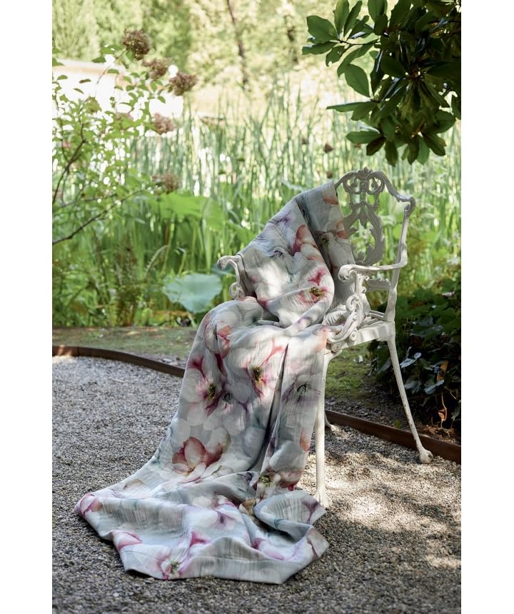 fazzini-monet-completo-lenzuola-2-piazze-grigio-percalle-cotone image 4
