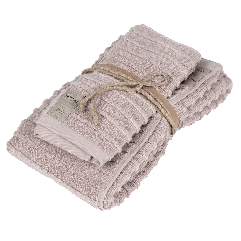 fazzini-rilievi-coppia-asciugamani-40x60-60x110-cm-rosa image 1