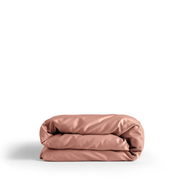 dalfilo-linea-classica-copripiumino-in-raso-di-cotone-rosa-antico image 1