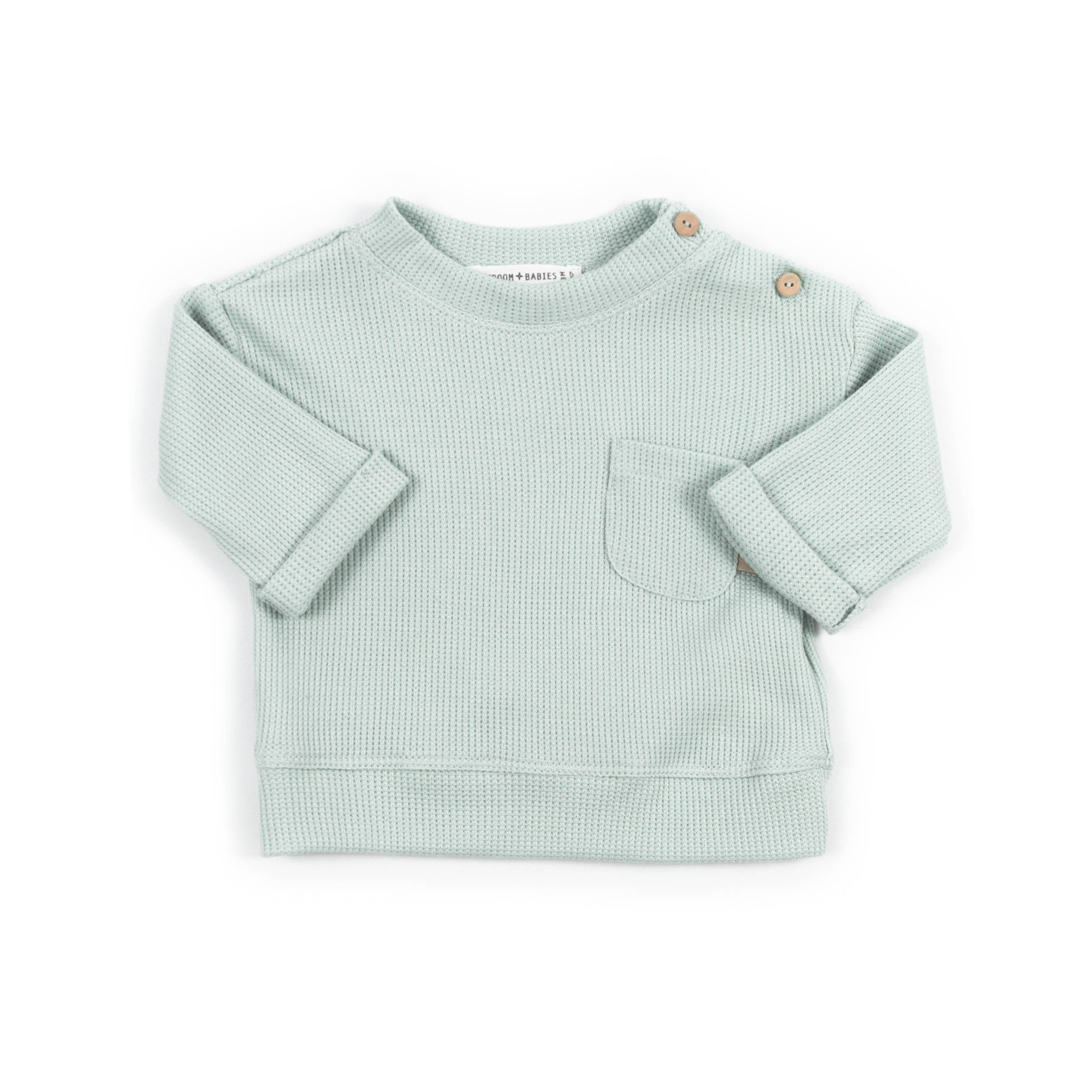 bamboom-maglia-bimbo-ocean-blu-200-in-jersey-waffle image 1