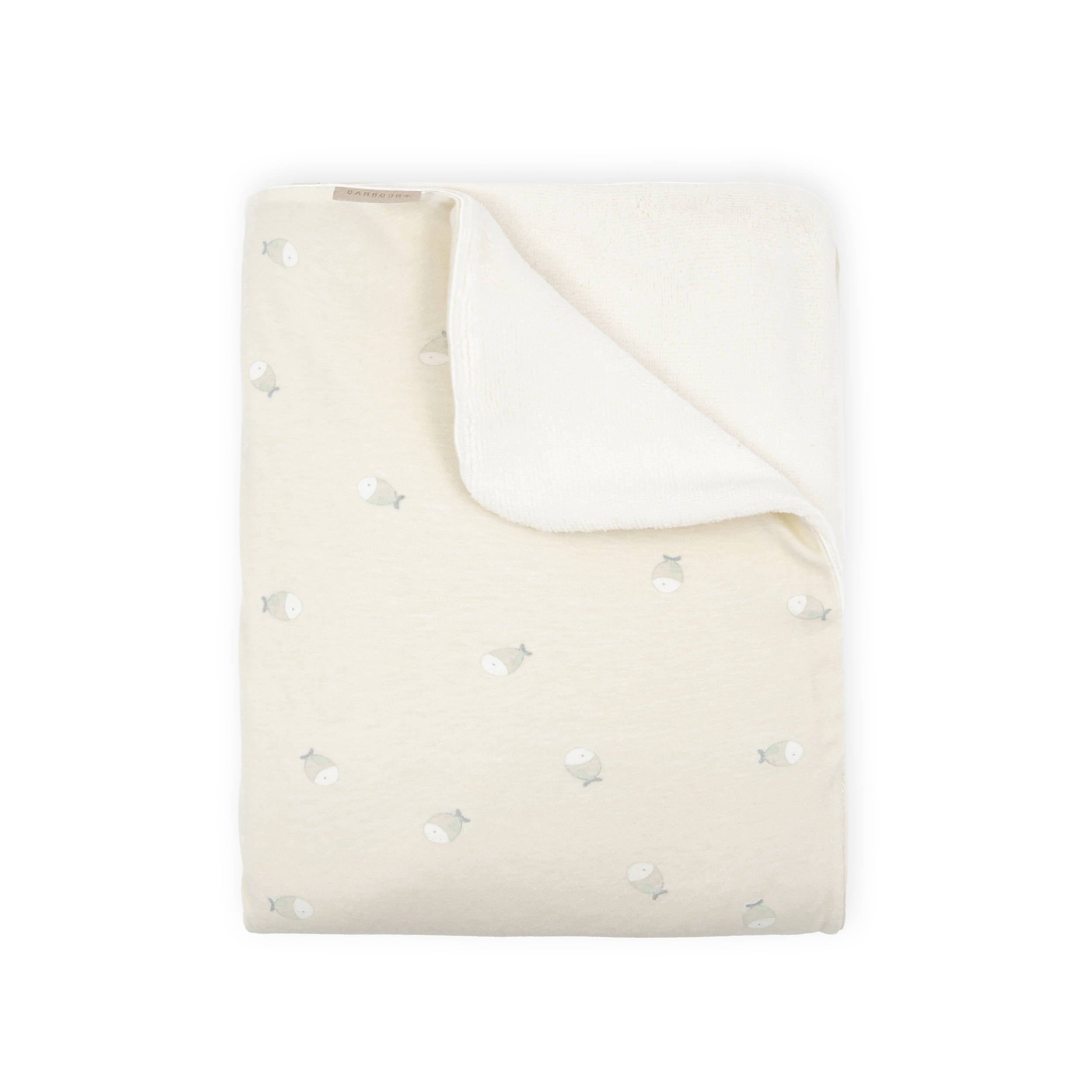 bamboom-coperta-jersey-print-spugna-peluche-fishes-242 image 1