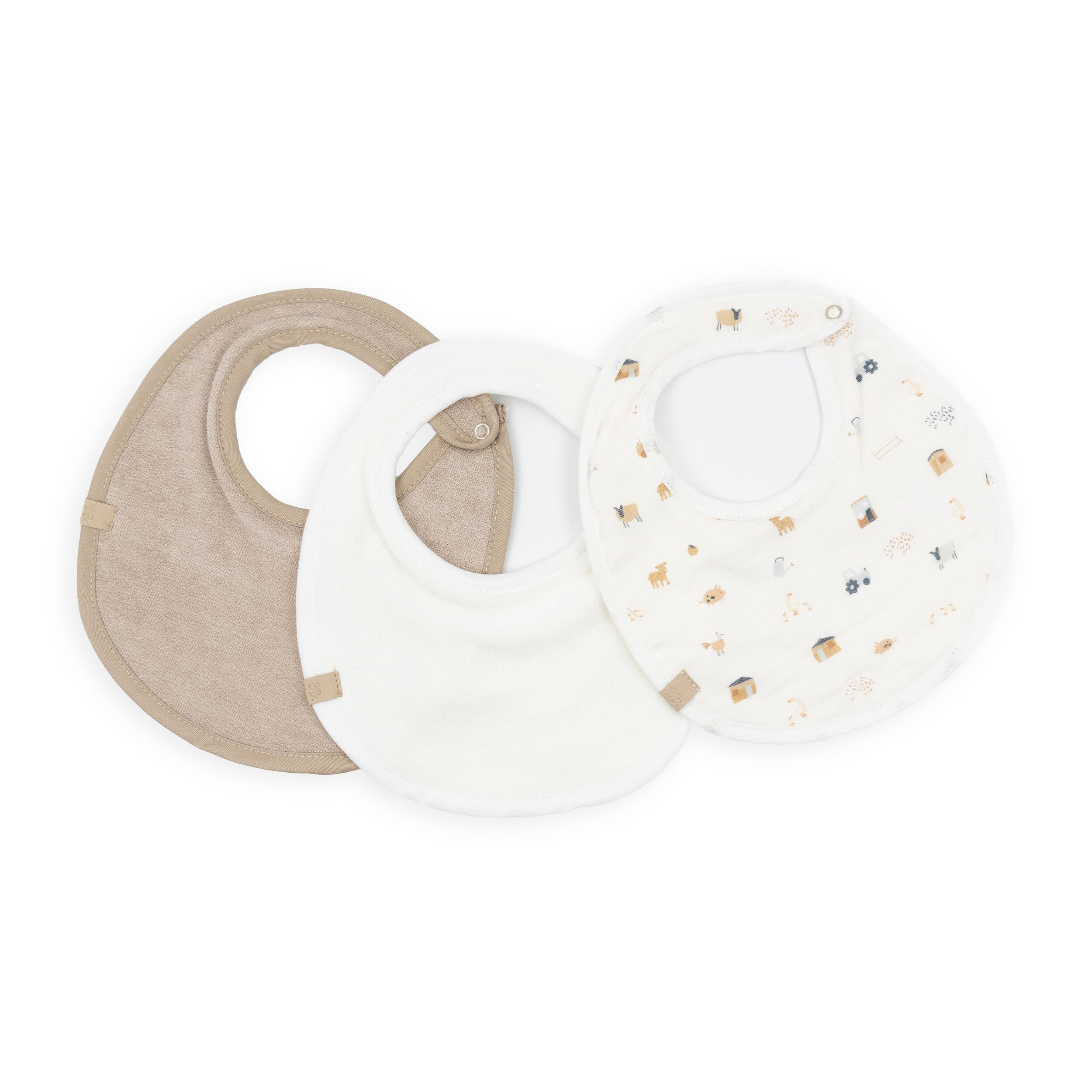 bamboom-bib-set-3-pezzi-the-farm-133-bavaglini image 1