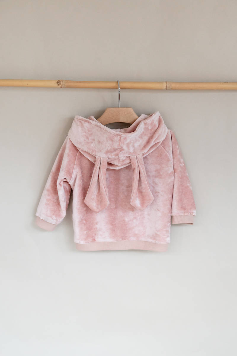 bamboom-cardigan-con-orecchie-in-velluto-rosa-cipria-28 image 2