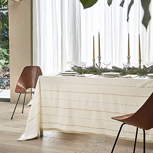 fazzini-wish-tovaglia-150x150-cm-oro-argento-cotone-e-lurex image 7