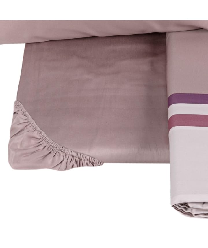 fazzini-kubric-60-completo-lenzuola-2-piazze-rosa-purple image 2