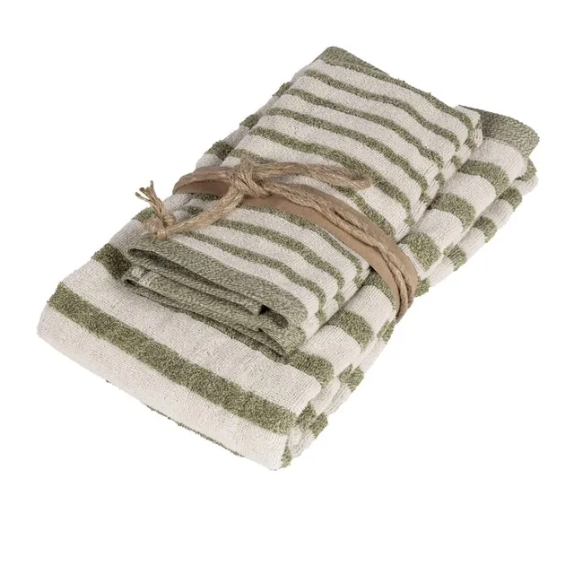 fazzini-triade-coppia-spugna-38x50-50x110-cm-verde image 1
