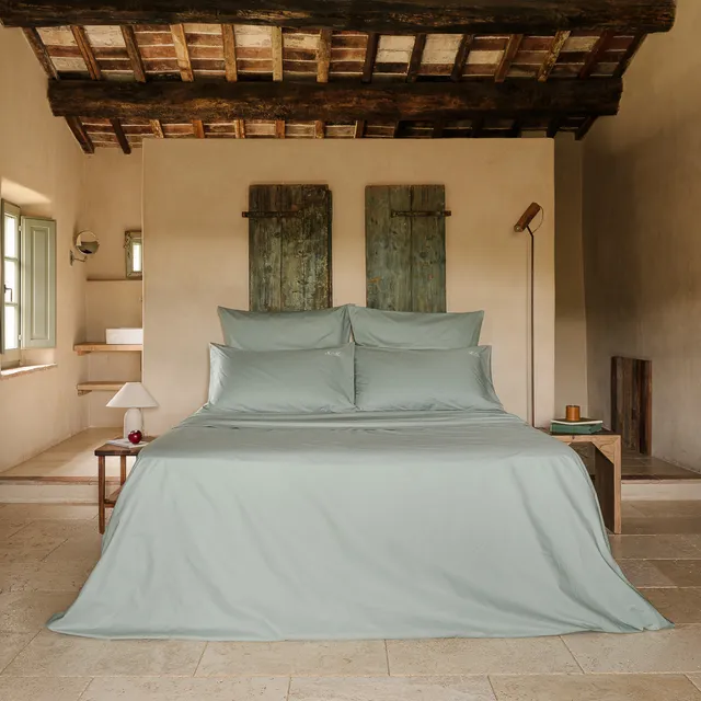 dalfilo-completo-lenzuola-in-percalle-di-cotone-100-made-in-italy image 1
