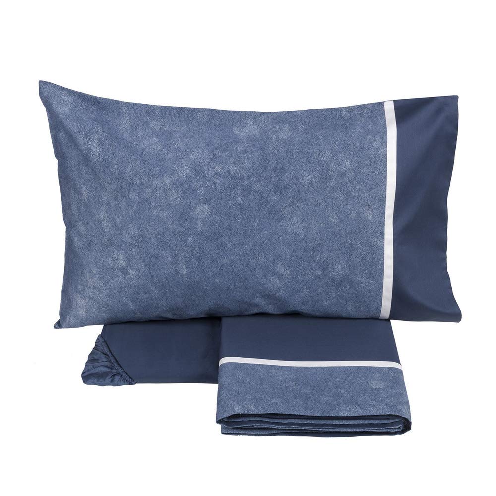 fazzini-galuchat-completo-lenzuola-2-piazze-blu image 2