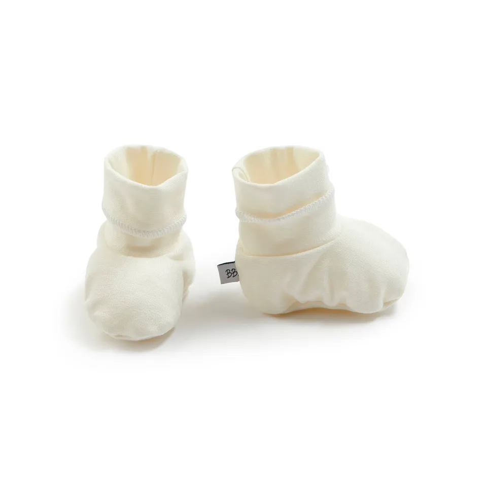 bamboom-pure-babbucce-neonato-panna-02 image 1