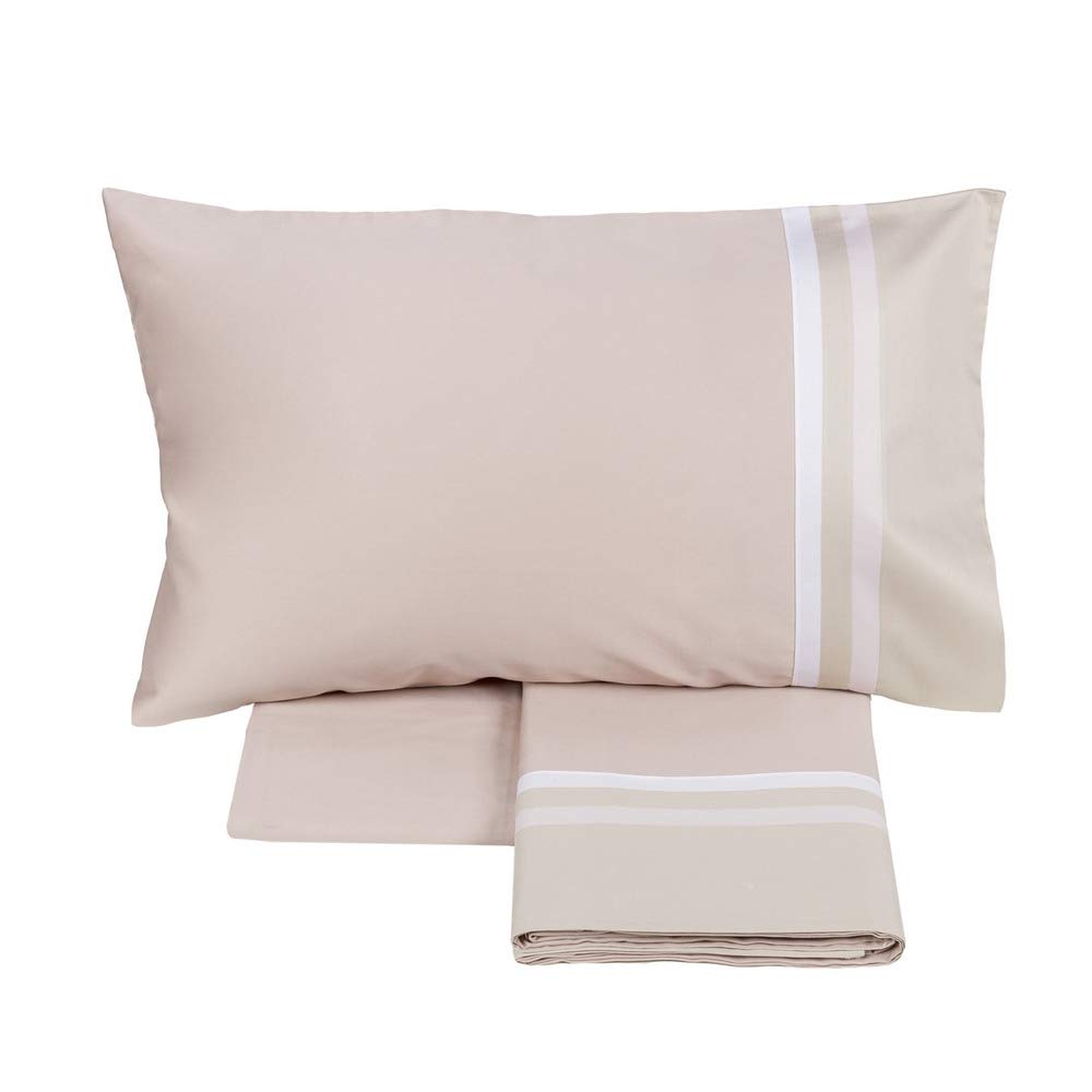 fazzini-kubric-60-completo-lenzuola-2-piazze-raso-300tc-rosa-torrone image 1