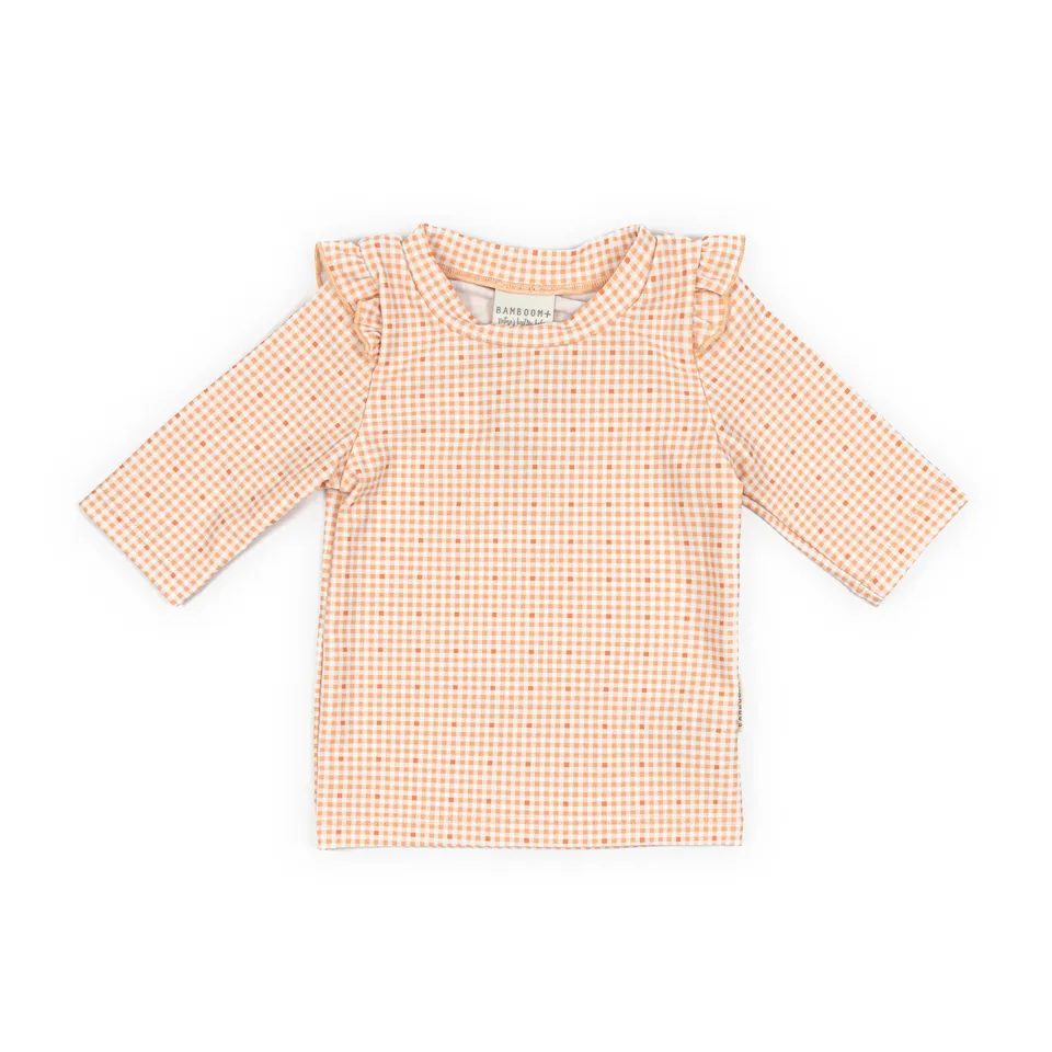 bamboom-t-shirt-mare-maniche-3-4-uv50-bimba-peachy-square-434 image 1