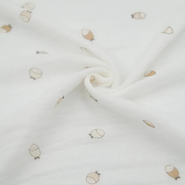 bamboom-swaddle-muslin-xl-120x120cm-fishes-242 image 1