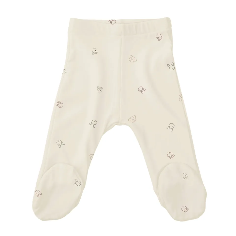 bamboom-pantaloncino-neonato-con-piedi-pure-animal-friends-236 image 1