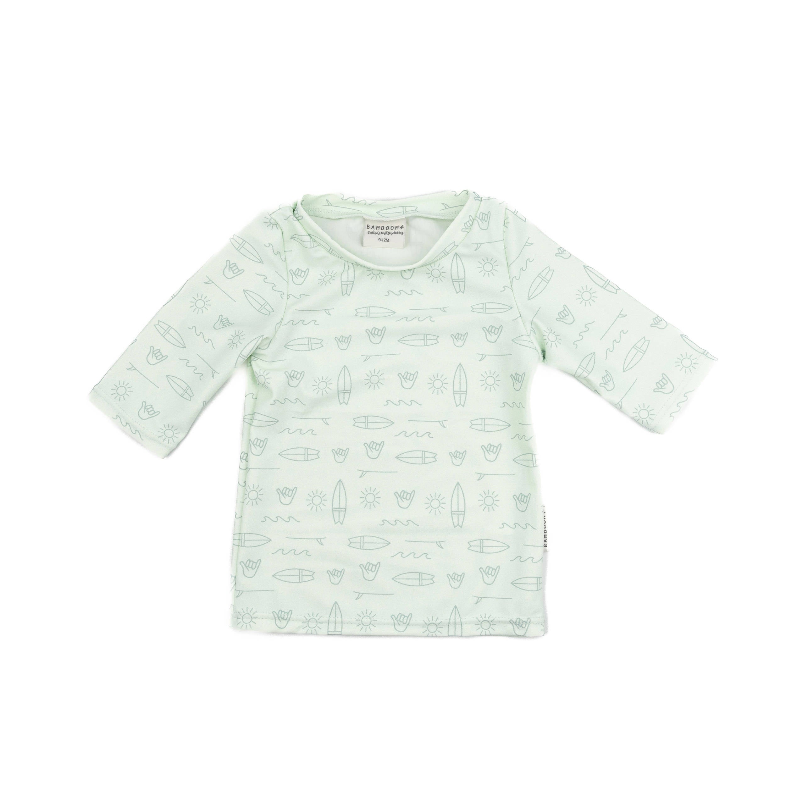 bamboom-t-shirt-mare-bimbo-maniche-3-4-uv50-surf-print-boy-237 image 1